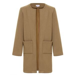 Pleat Hadley Cardigan in‎ Coffee NWT size 8